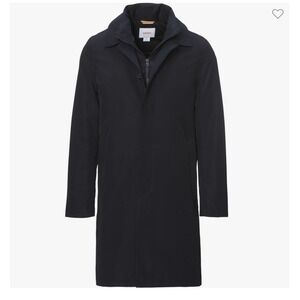 Men's SWIMS XL Mayfair Waterproof Hooded Raincoat Jacket Navy Primaloft New‎